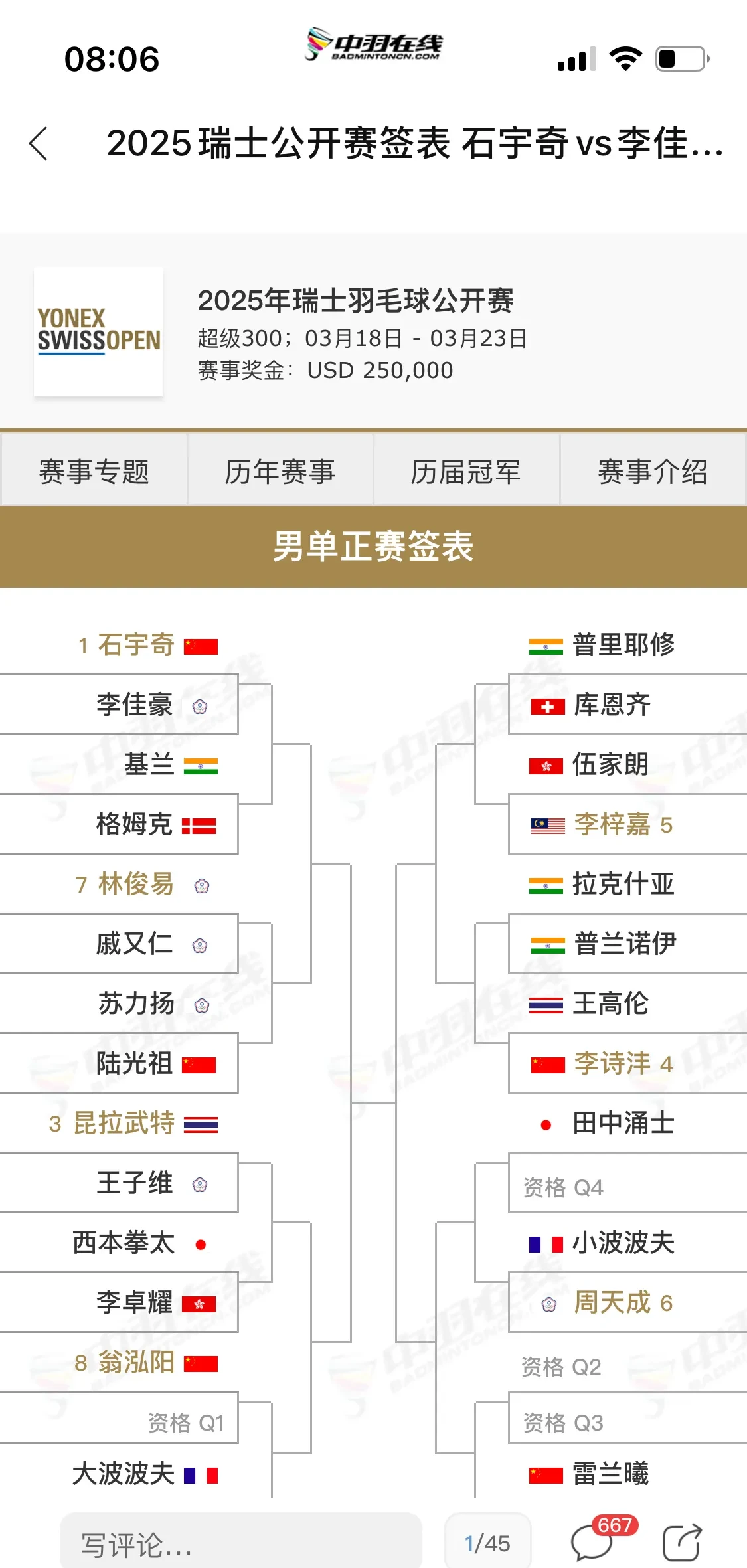 详细阅读:世界羽毛球男单排名(世界羽毛球男单排名前100) 世界羽毛球男单排名(世界羽毛球男单排名前100)